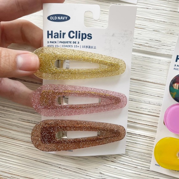 Bundle of 12 NEW Oversized Hair Clips Old Navy - Picture 6 of 7
